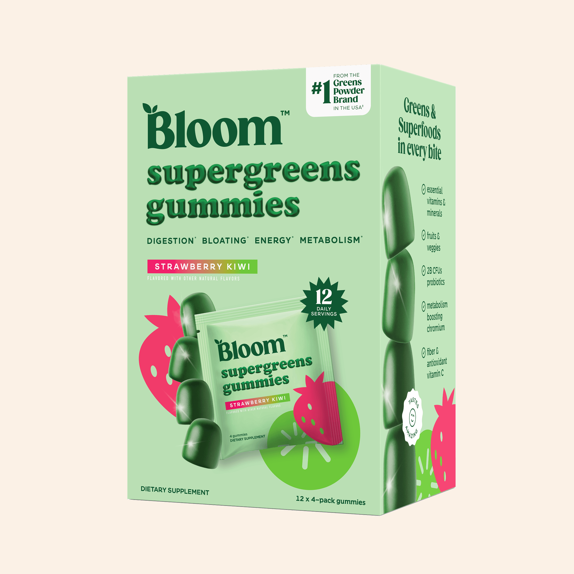 Supergreens Gummies - Routine Ready Green Drink Mix