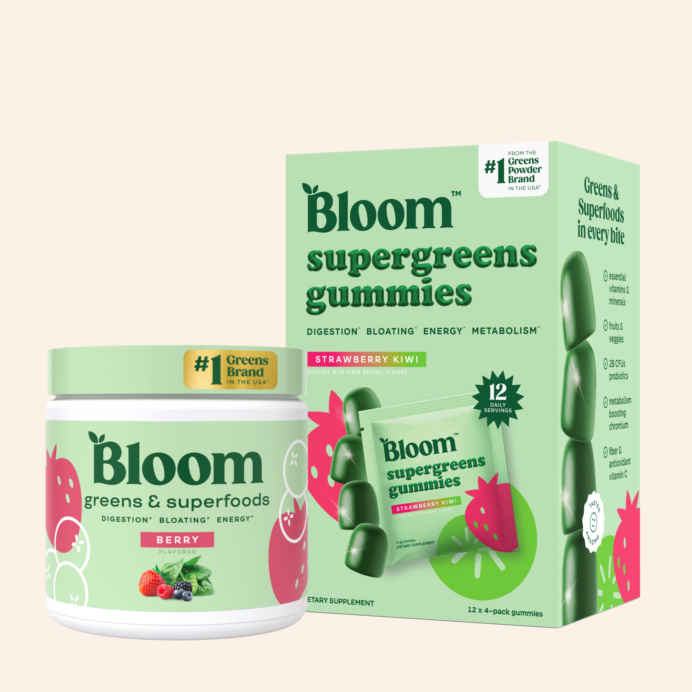 Greens Dream Team - Balanced Travel Drink Packets